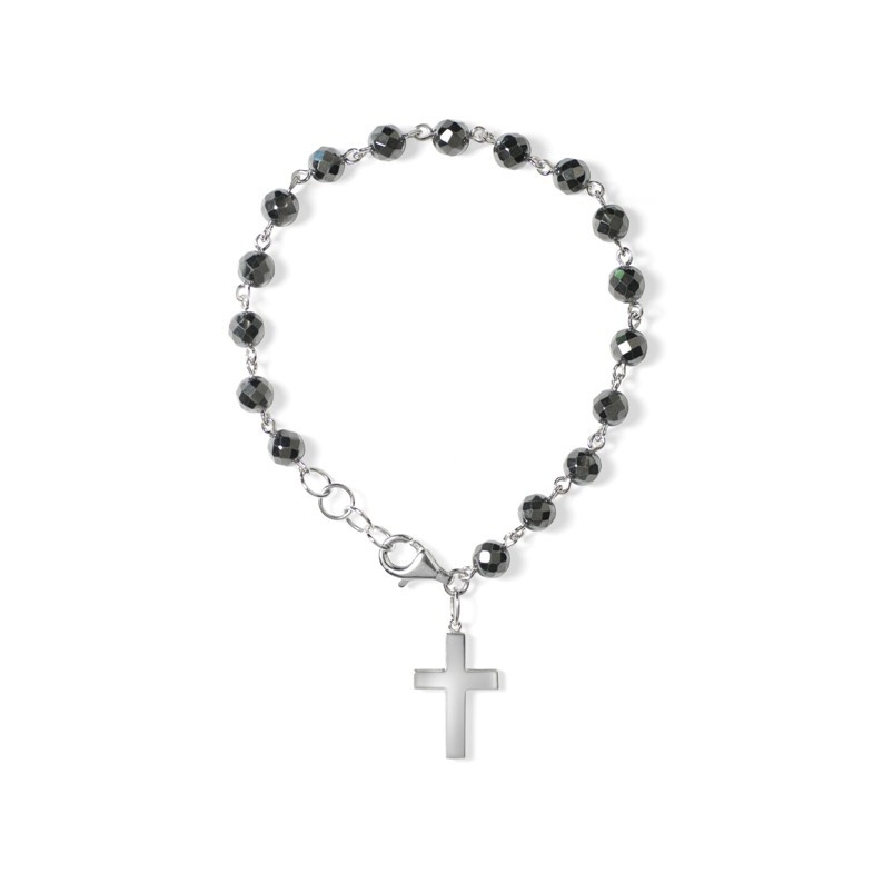 Hämatit-Rosenkranz-Armband 99928130630