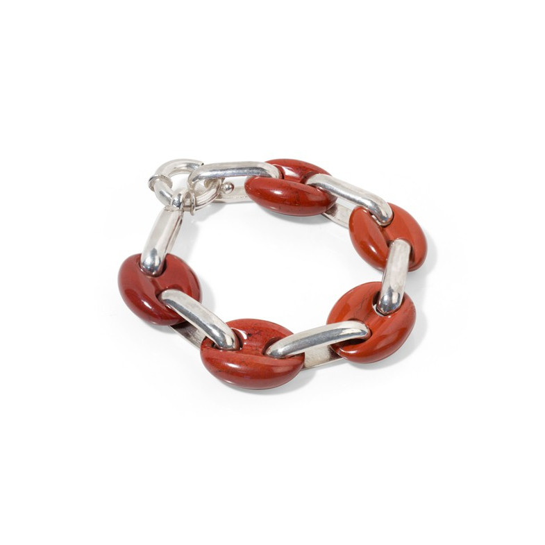 Silver bracelet 99928390234 hawser