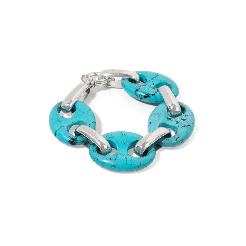 Silver bracelet 99928391434 hawser