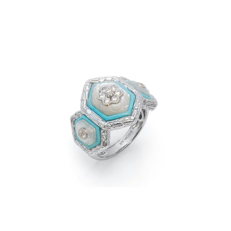Diamond Ring Turquoise Aires of the East 05710231011