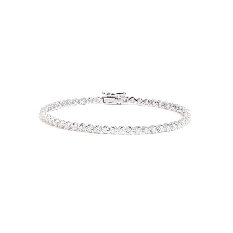 RIVIERE CLAWS 3.00ct Diamond Bracelet. 26910140032