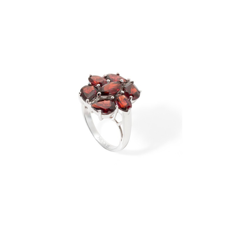 Garnets ring 06010640212 FLOWERS