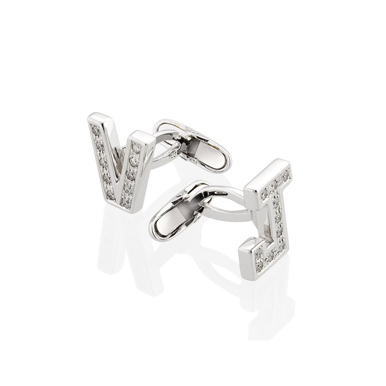 Gold and Diamond Cufflinks INITIALS 99411911681