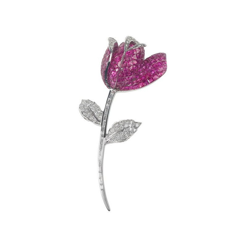 Broche NATURELLEMENT Rose 10110000065