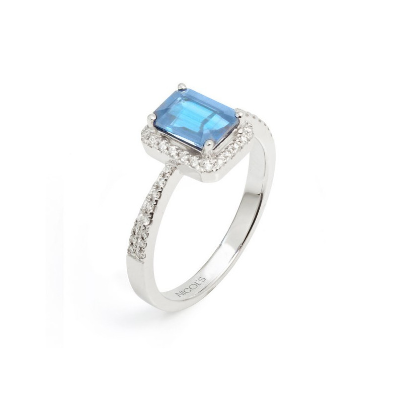 Topaz Diamond Ring DIAMOND COLOR 14710760113