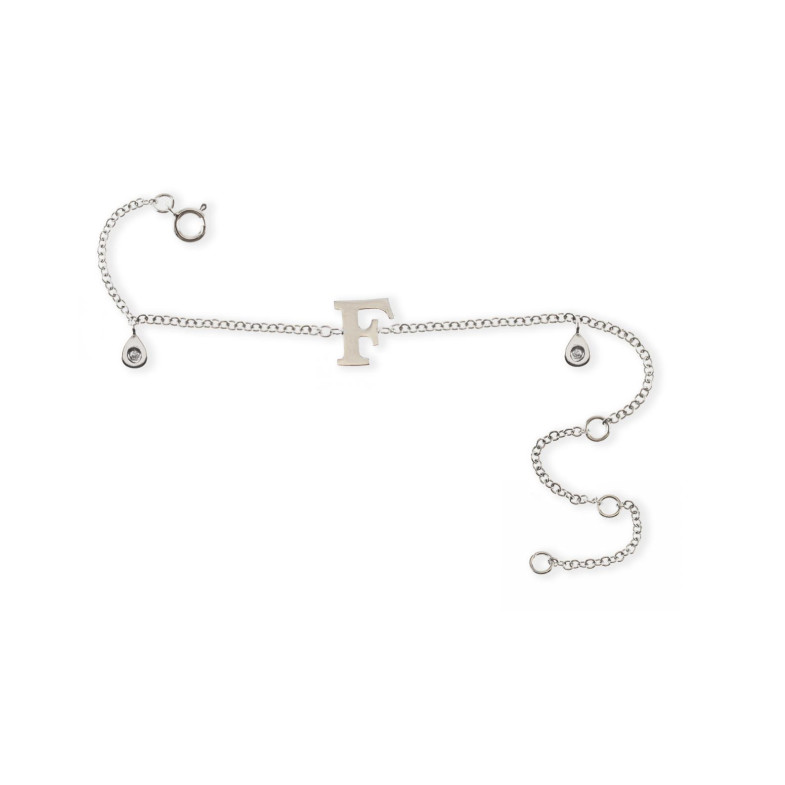 Bracelet initial Letra F MINI DÉTAILS 19610500631