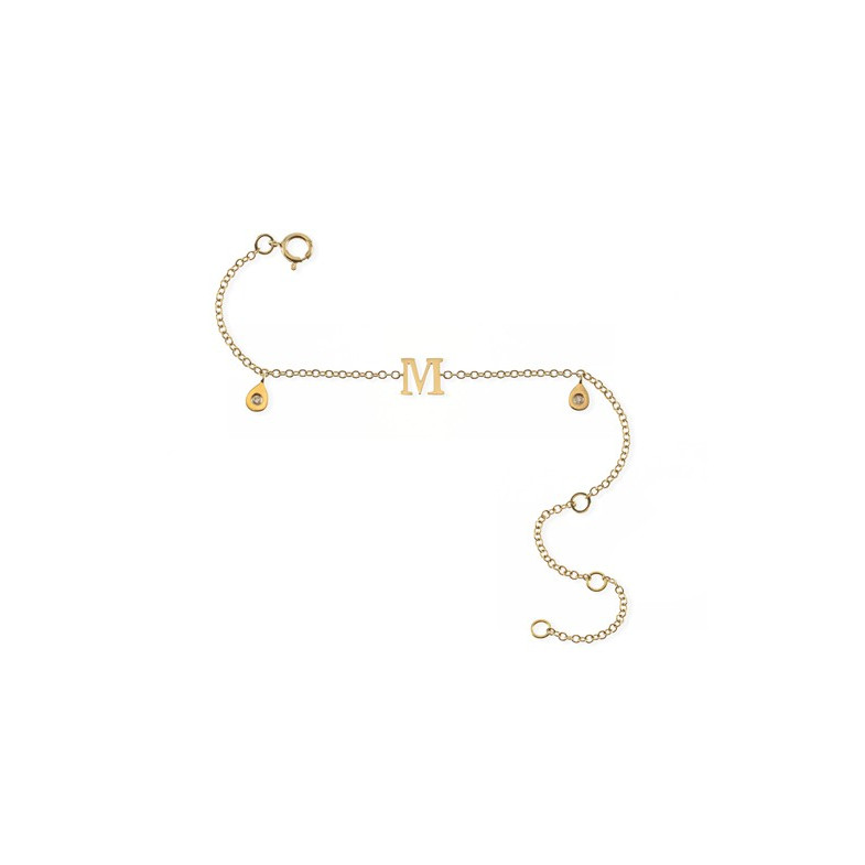 Pulsera Inicial Letra M MINI DETAILS 19610501335