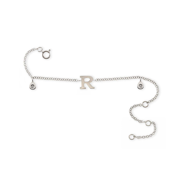 Initial Letter R MINI bracelet 19610501931 DETAILS