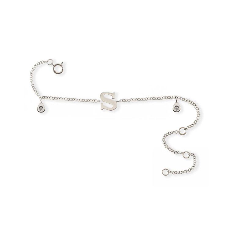 Initial Letter S MINI bracelet 19610502031 DETAILS