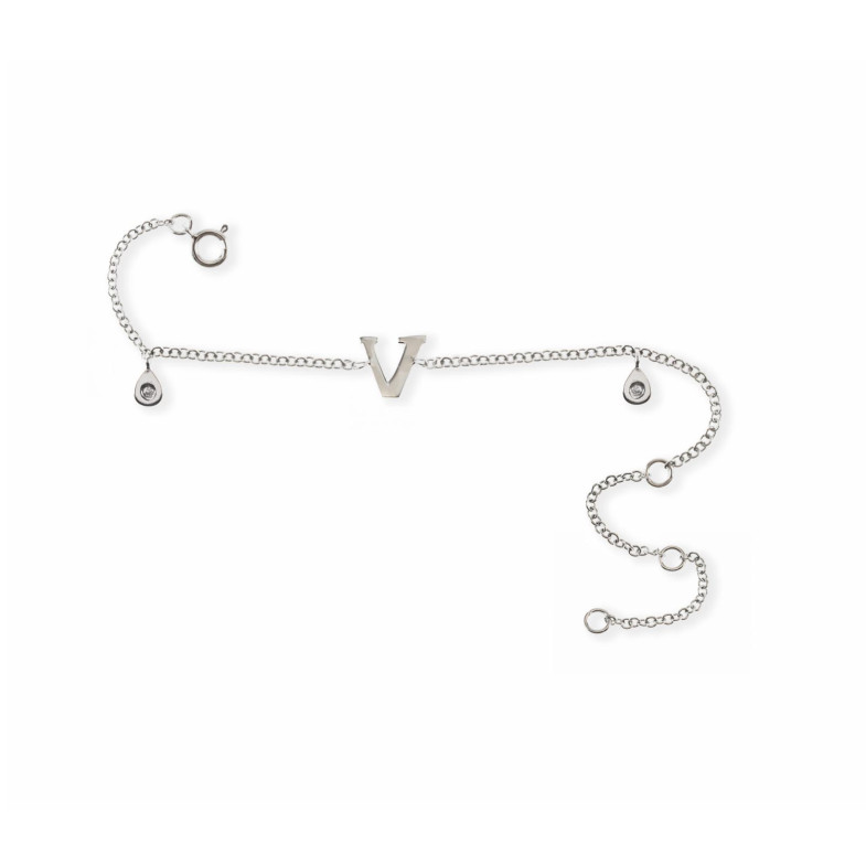 Initial-Armband Buchstabe V MINI DETAILS 19610502331