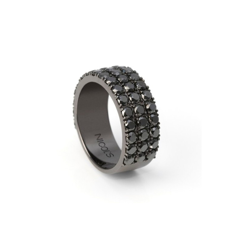 Gold ring 26910120011 Black Diamonds BLACK POWER