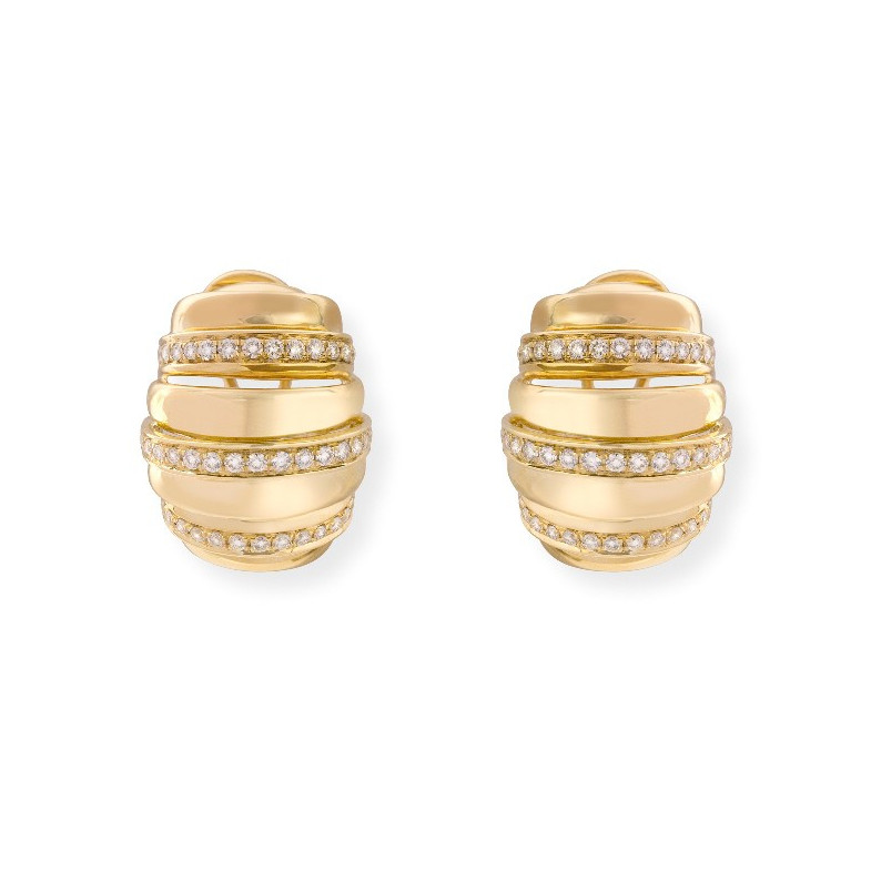 Boucles d'oreilles or diamant TIERRA GAJOS 27710210021