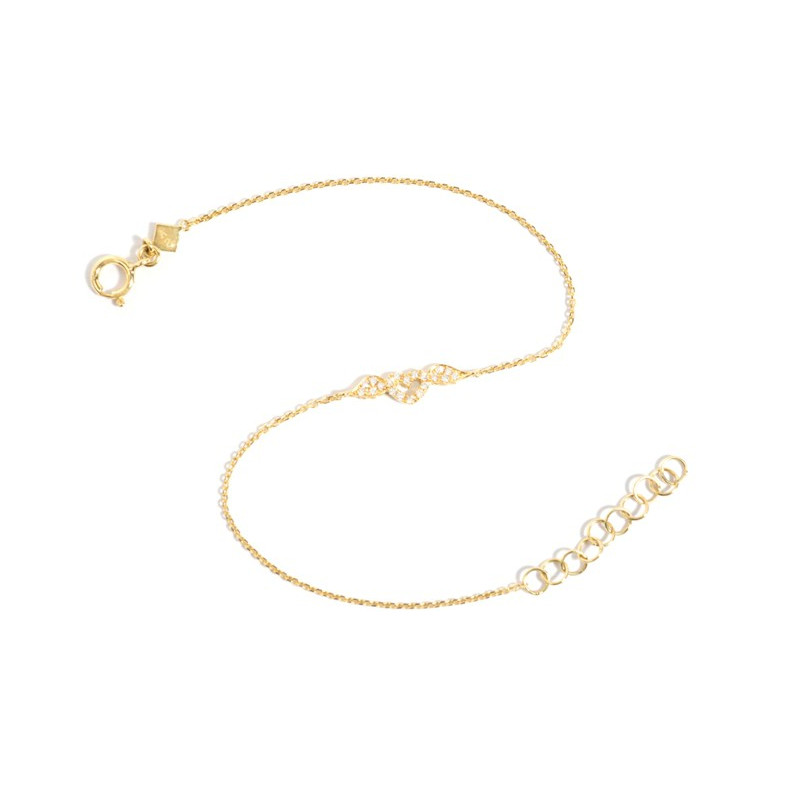 Bracciale dorato LOVE HEART 28410040131
