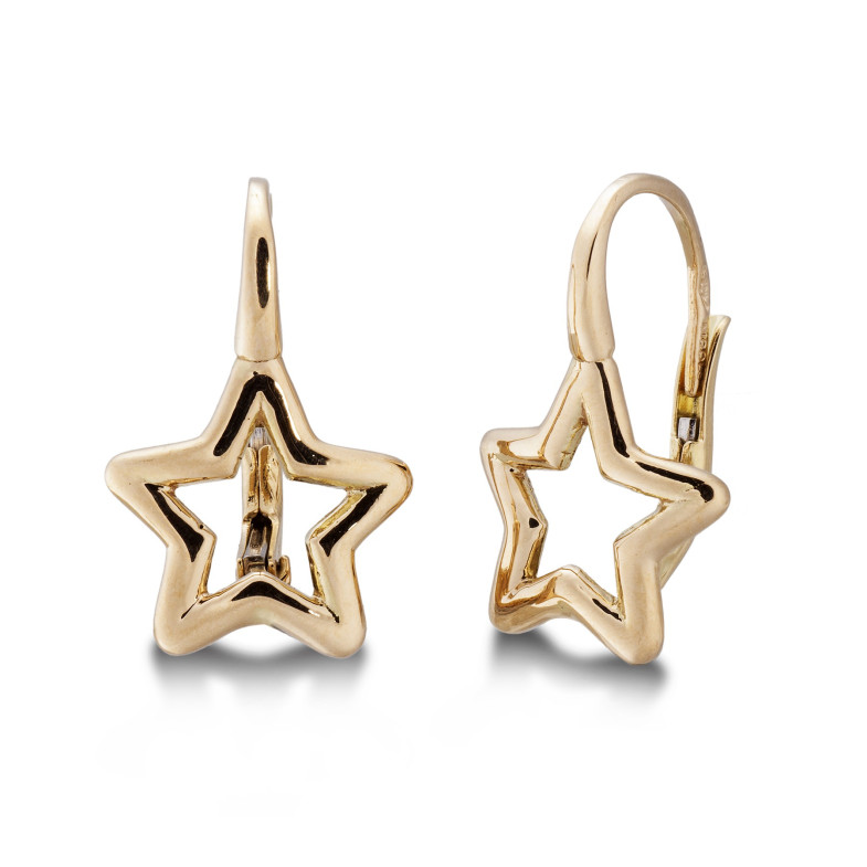 Boucles d'oreilles en or BASIC GOLD FINE STAR 35010073020