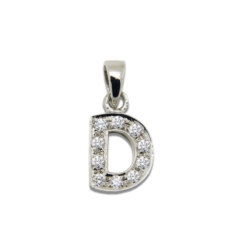 Initialanhänger D BUCHSTABE DIAMANTEN 05710500351