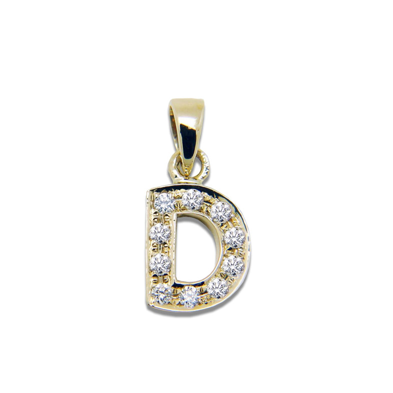 Initialanhänger D BUCHSTABE DIAMANTEN 05710505351