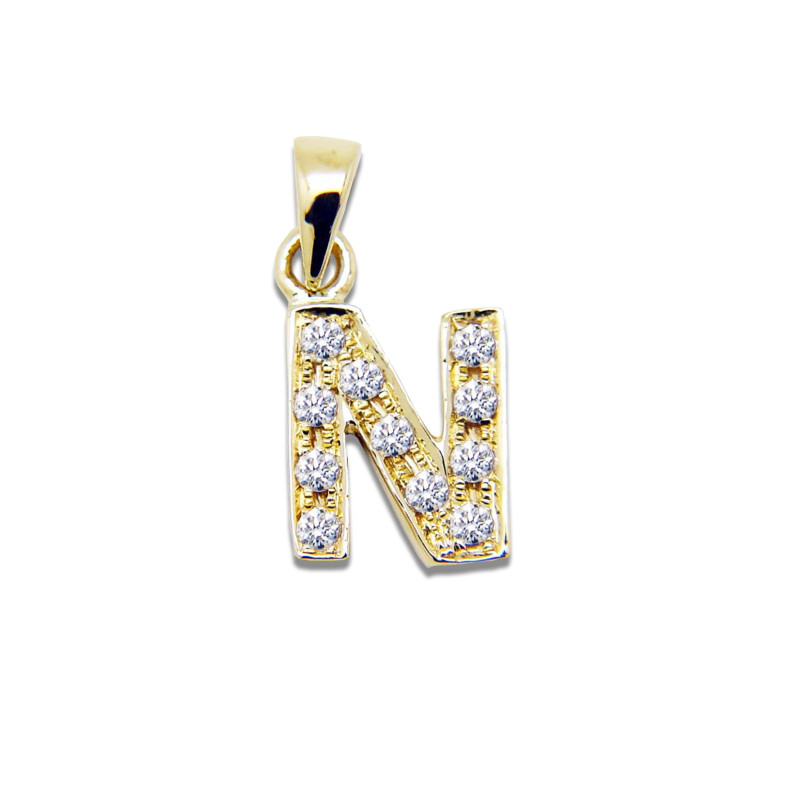 Initial pendant N LETTER DIAMANTES 05710506351