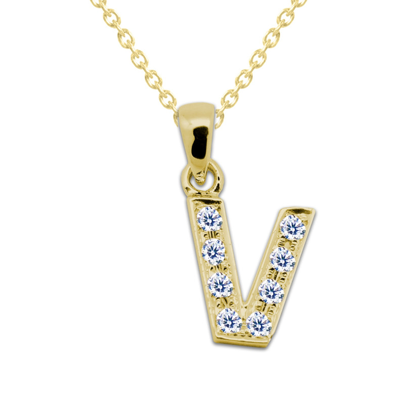 Erste Halskette V LETRA DIAMANTES 05710507141
