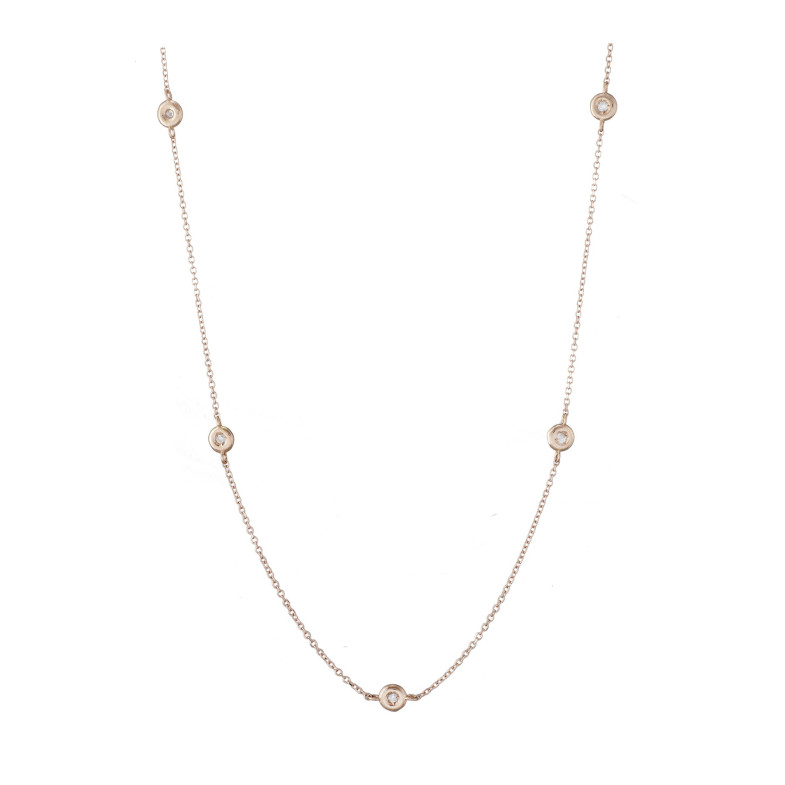 Colar ORO DIAMANTES 5 SPOT 35010801141