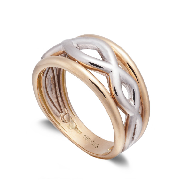Gold ring 35010400210 BASIC GOLD CROSS BORDER
