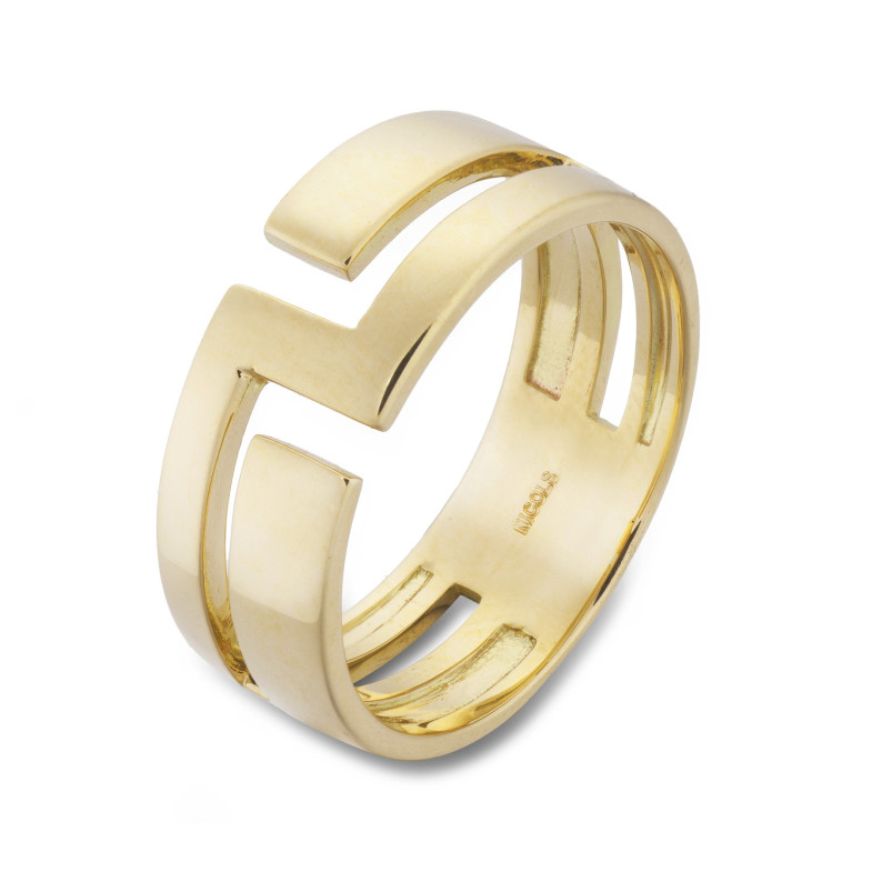 Gold ring 35010203010 ZETA BASIC GOLD THUMB