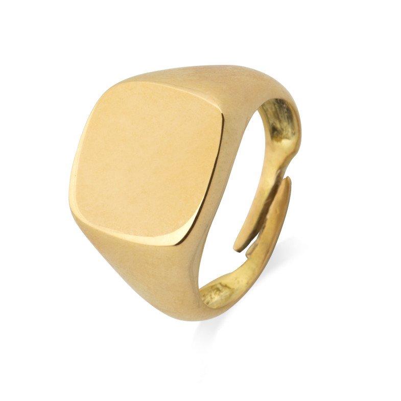 Klassischer quadratischer Goldstempel