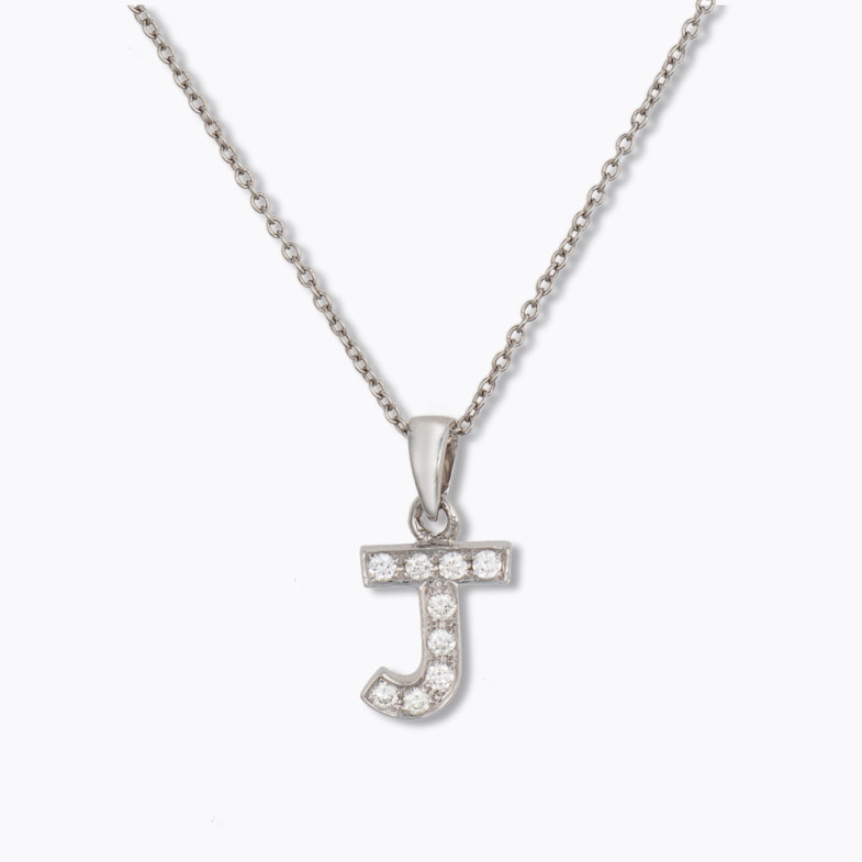 Collier initial J LETRA DIAMANTES 05710500941