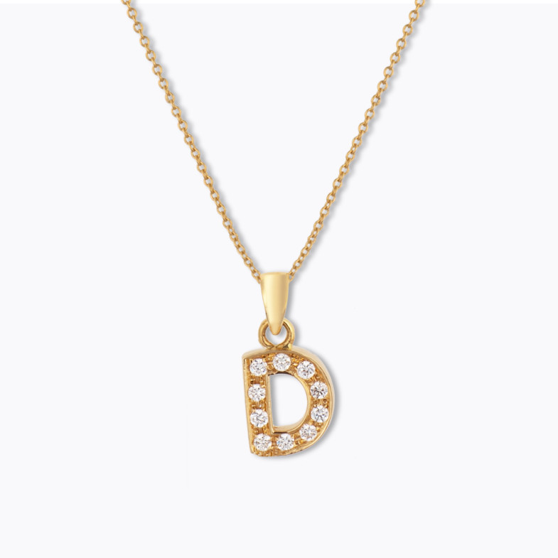 Collier initial D LETRA DIAMANTES 05710505341