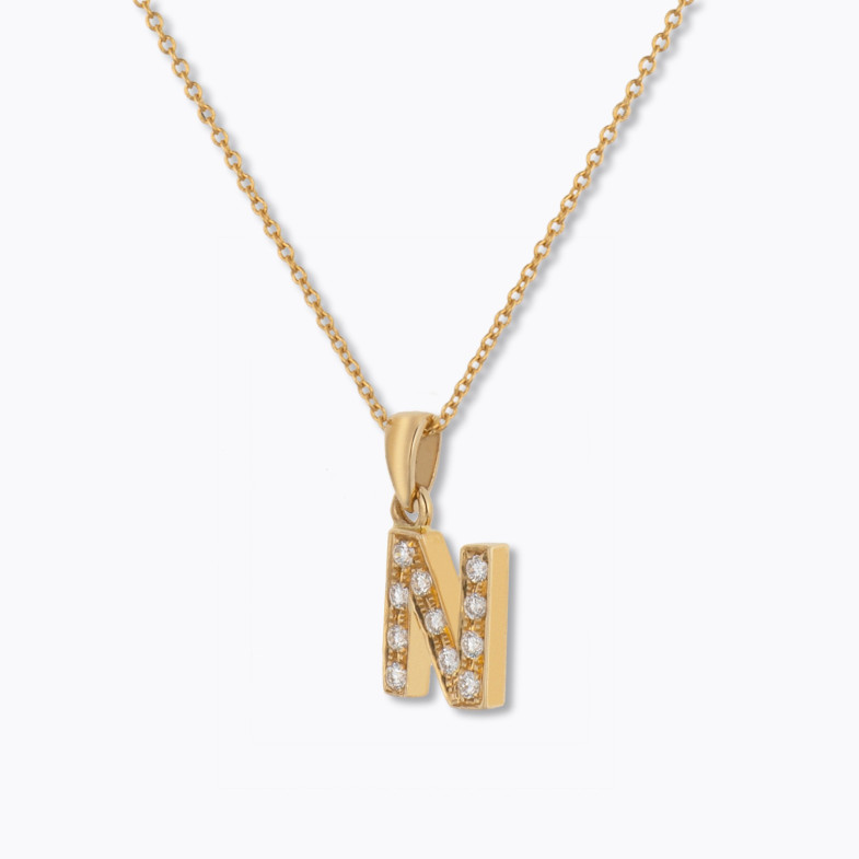Initial necklace N LETTER DIAMANTES 05710506341