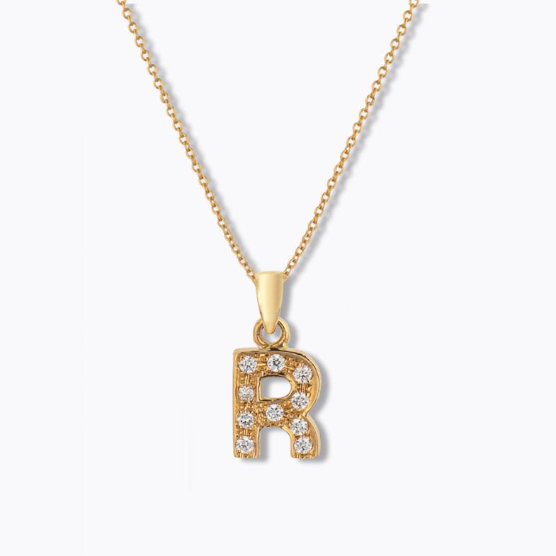Collier initial R LETRA DIAMANTES 05710506741