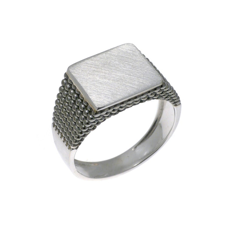Balls Square White Gold Seal Mate