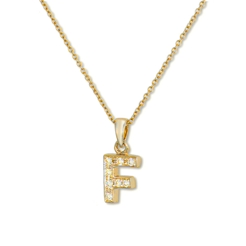 Collier initial F LETRA DIAMANTES 05710505541
