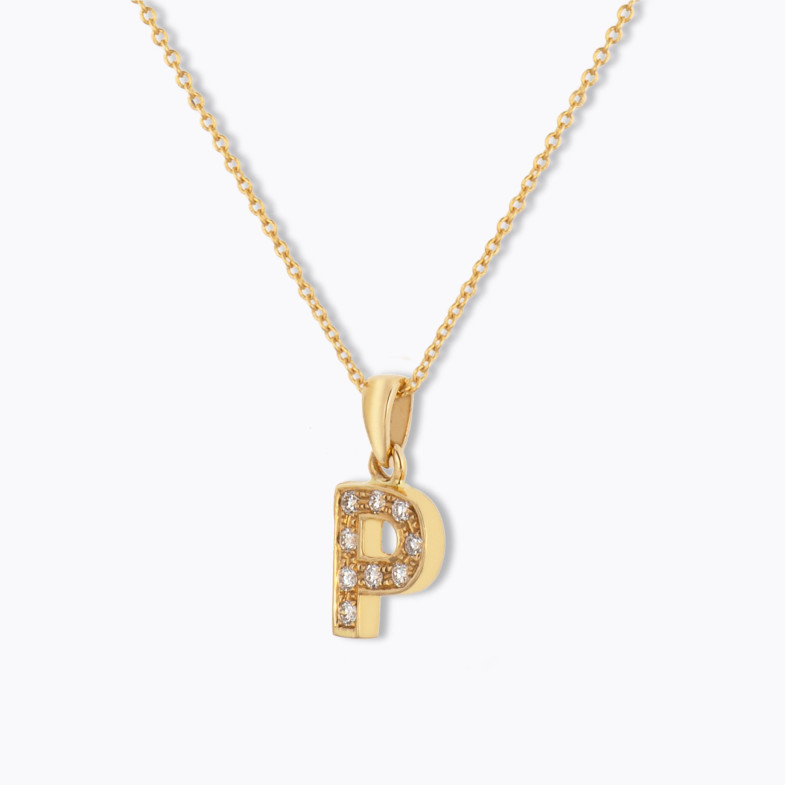 Collier initial P LETRA DIAMANTES 05710506541