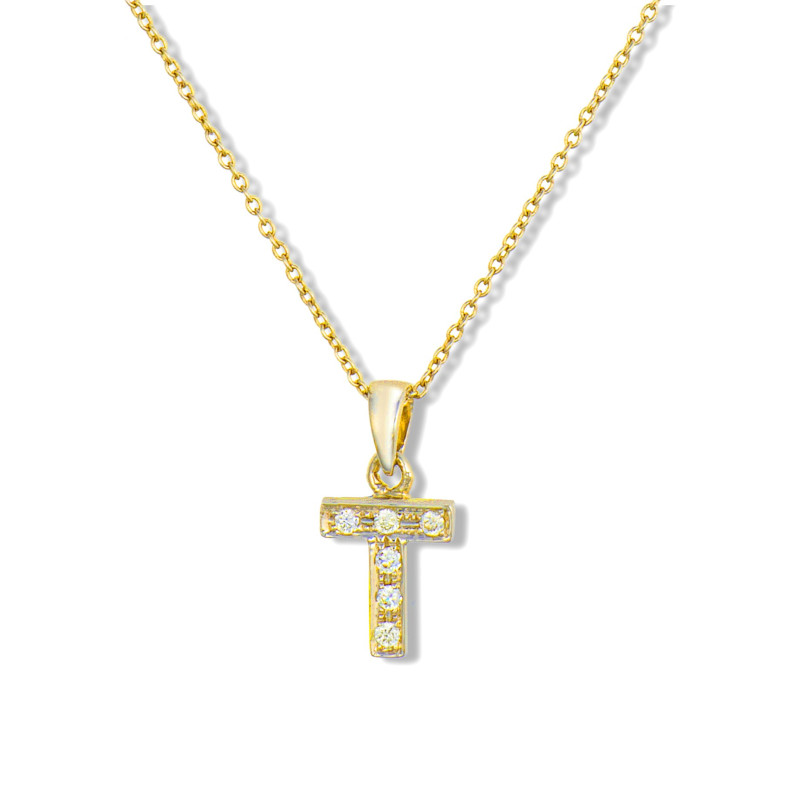 Collar Inicial T LETRA DIAMANTE 05710506941