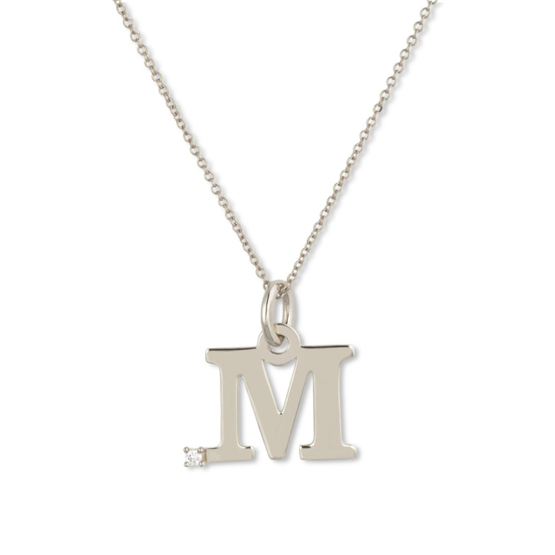 Collier initial M DOT DIAMOND 14710501241