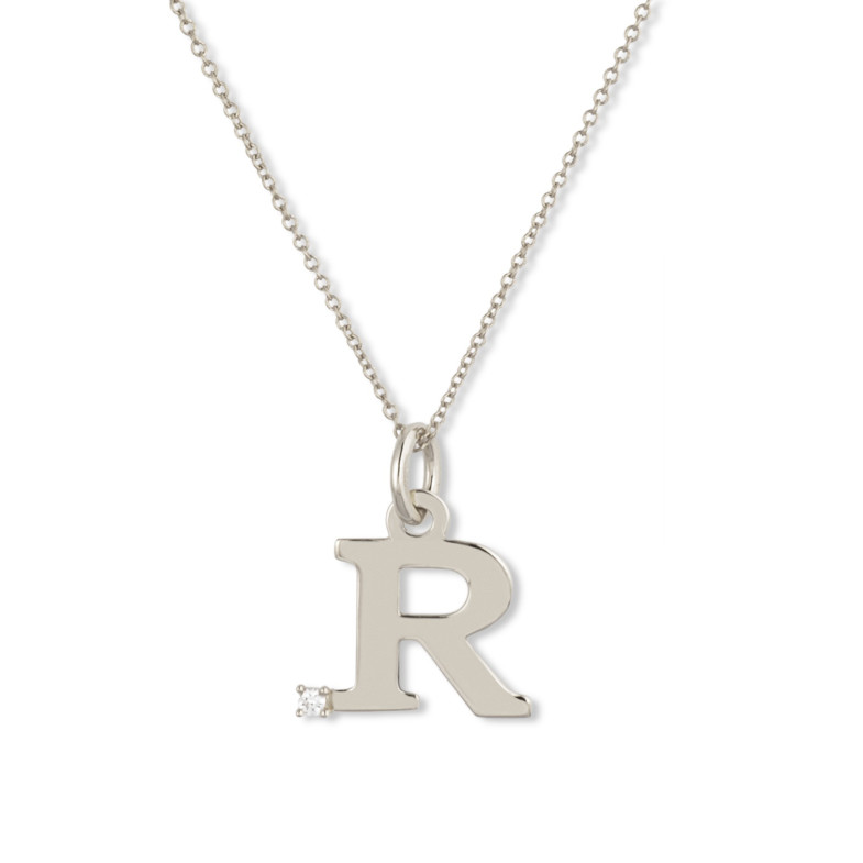 Initial necklace 14710501741 R DOT DIAMOND