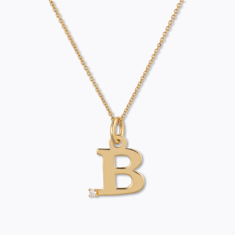 Collier initial B DOT DIAMOND 14710505141