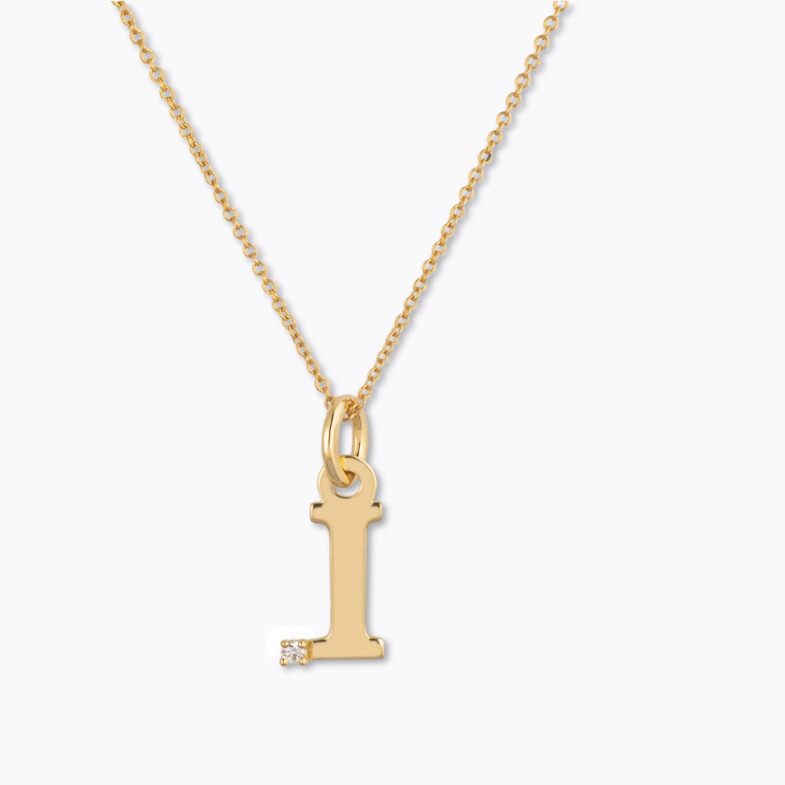 Initiale Halskette I DOT DIAMOND 14710505841