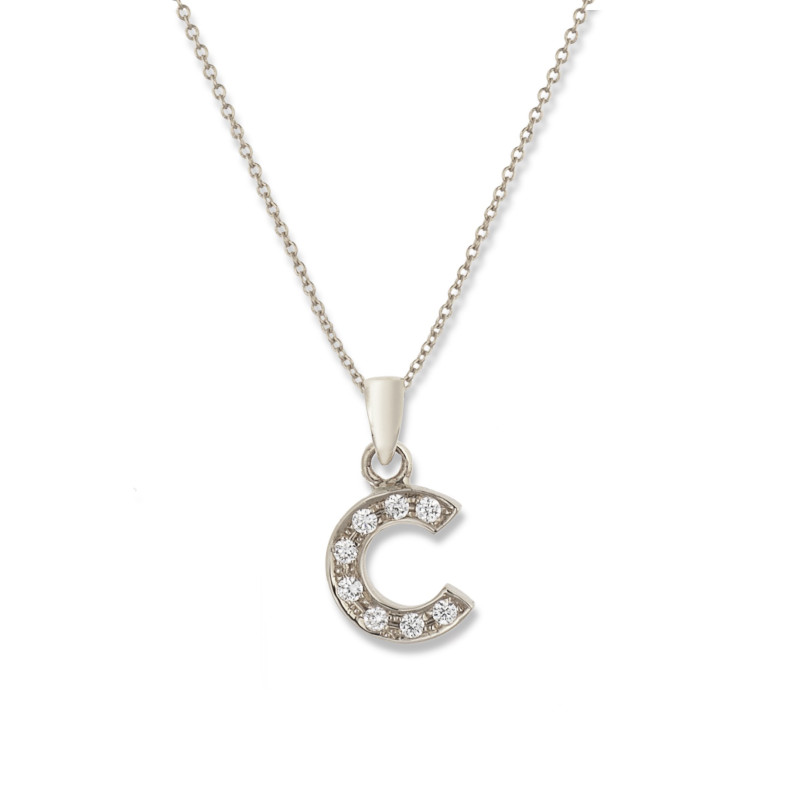 Initiale Halskette C BUCHSTABE DIAMANTEN 05710500241