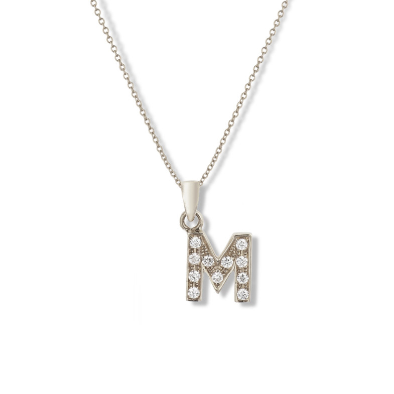 Initial necklace M LETTER DIAMANTES 05710501241