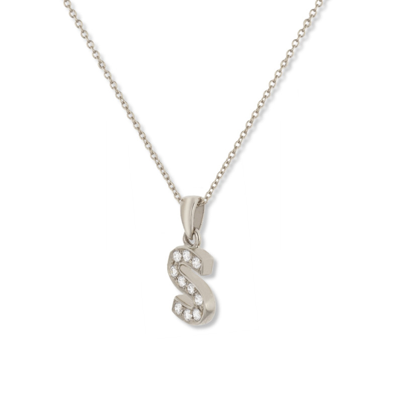 Initial necklace S LETTER DIAMANTES 05710501841