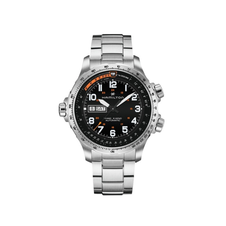 HAMILTON KHAKI X-WIND DAY DATE AUTO H77755133