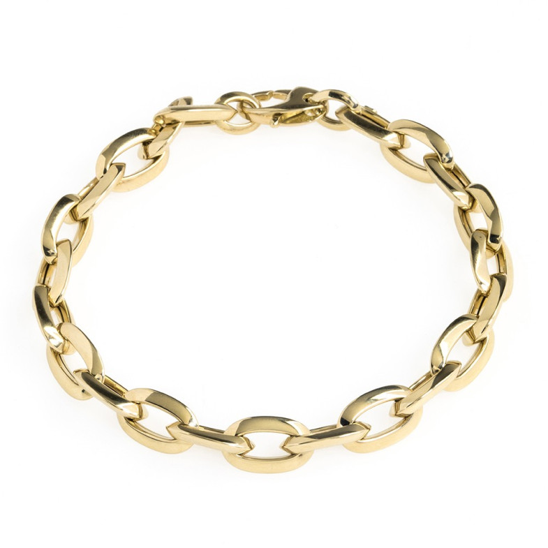 Bracelet en or 18kt ESLABON BISEL 12x8 35210016030