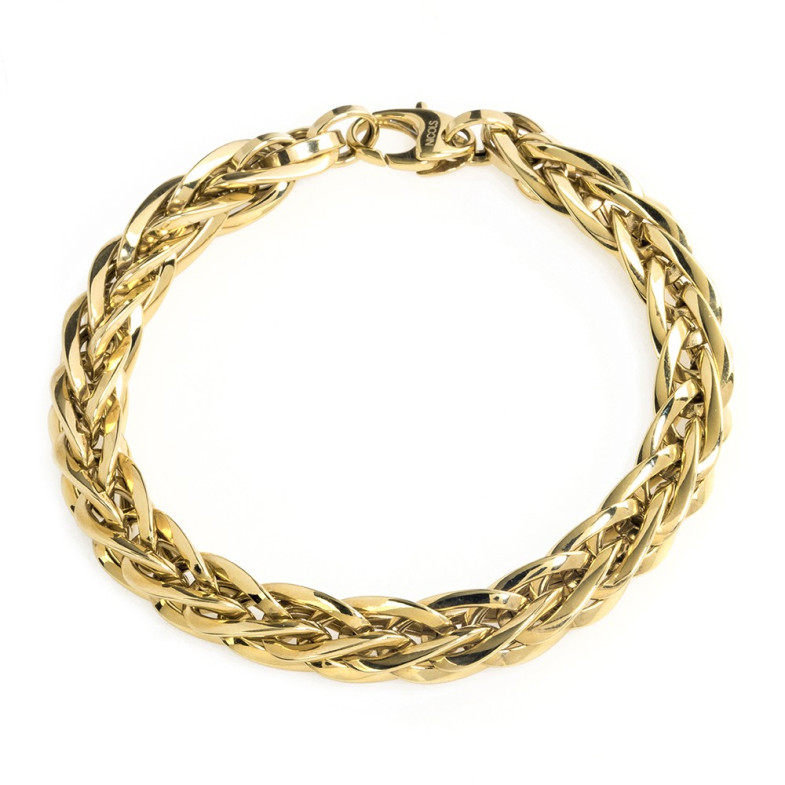 Bracciale in oro 18kt ESLABON TRENZA 35210030030