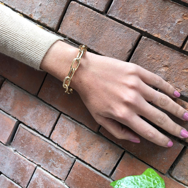 Bracciale in oro 18kt ESLABON 60x10 35110020030