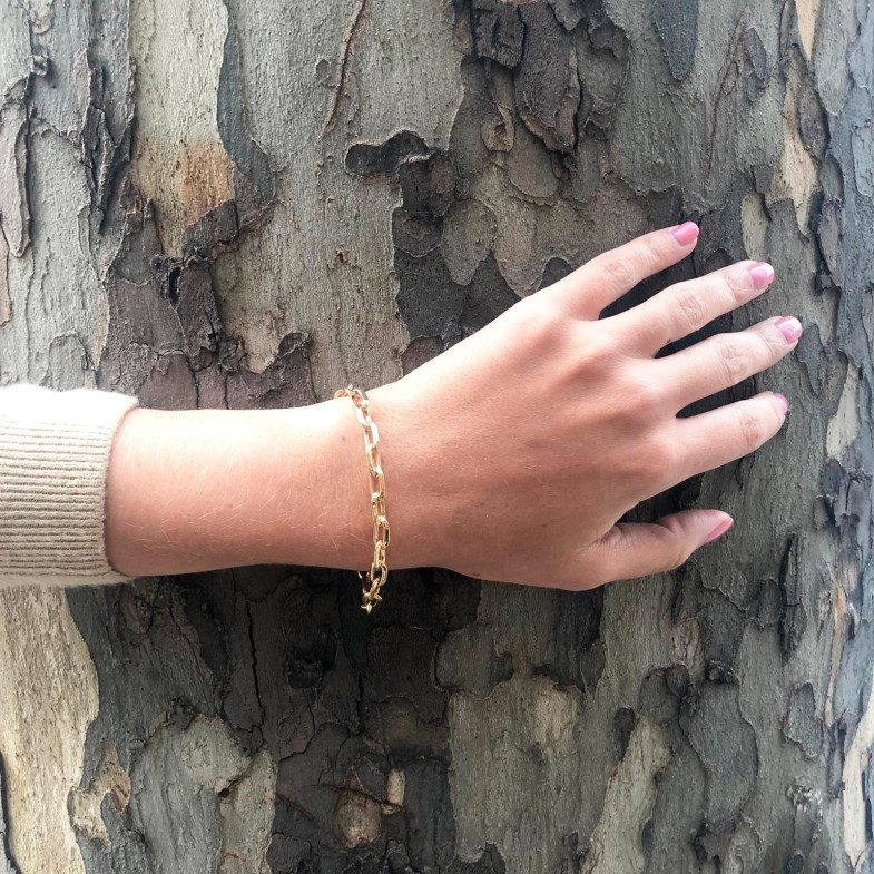 Bracciale in oro 18kt ESLABON DAILY 18cm 35110040030