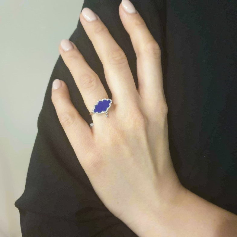 Bague Or Lapis Lazuli PIERRES OPAQUES 14711154011