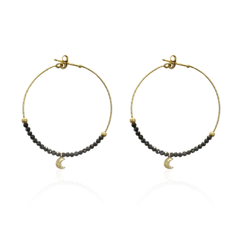 Boucles d'oreilles en or DARK MOON