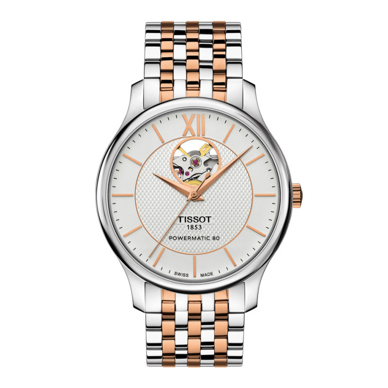 TISSOT TRADIZIONE AUTOMATICO OPEN HEART T063.907.22.038.01