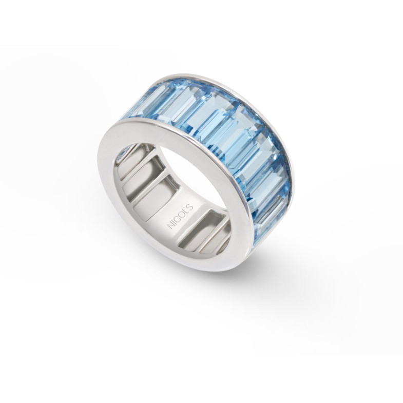 Anello Topazine Blu FLOR 19610380016